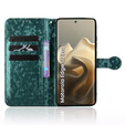Чохол-фліп для Motorola Edge 60 Pro, Wallet Rhombus, зелений