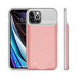 Чехол с батареей 6500mAh до iPhone 12 / 12 Pro, Rose Gold