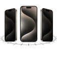 2 x iPhone 15 Privacy Foil, гидрогель для защиты от шпионажа ERBORD