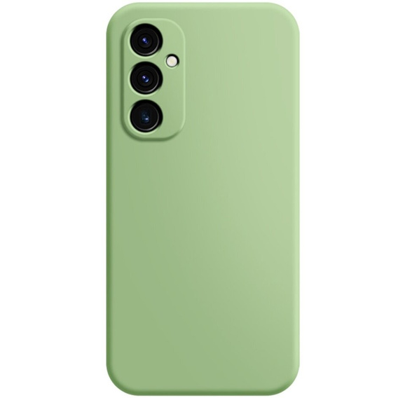 Чохол для Samsung Galaxy A25, Silicone Lite, зелений + скло 9H