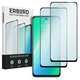 2x Загартоване скло для Xiaomi Redmi Note 10 5G, ERBORD 3D для всього екрану