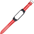 Кожаный ремешок для часов Samsung Galaxy Fit 2 SM-R220, Red