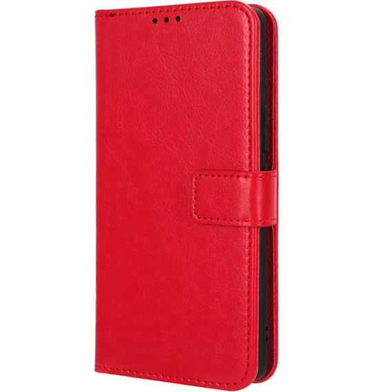 Футляр з клапаном для Honor 90, Crazy Horse Wallet, червоний