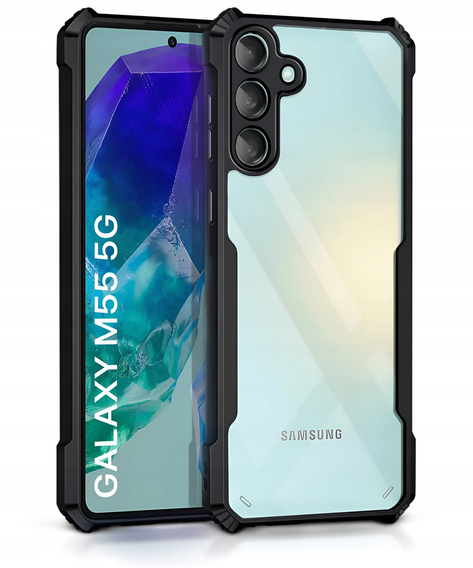 Чoхол до Samsung Galaxy M55 5G, AntiDrop Hybrid, чорний