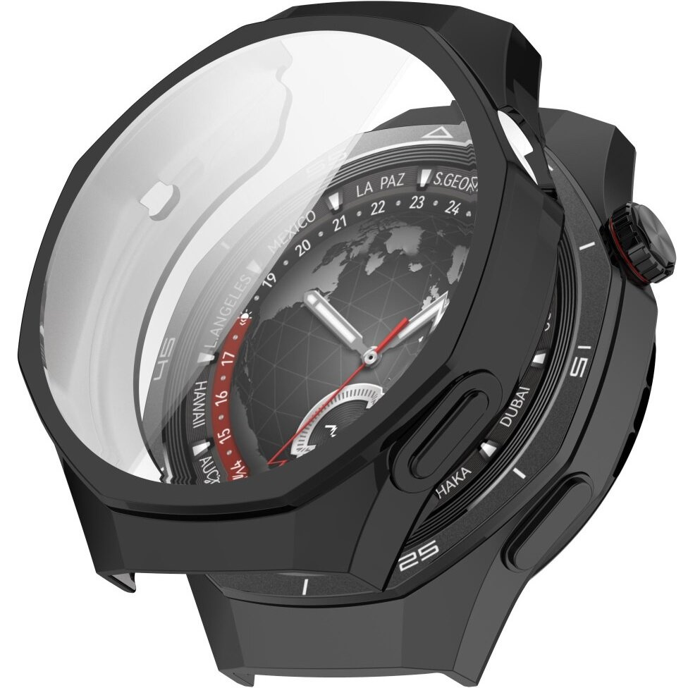 Чорний чохол із захисною плівкою для Huawei Watch GT 5 Pro 46mm