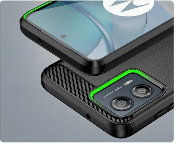 Чехол до Motorola Moto E14, Carbon, чёрный