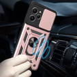 Чехол NOX Camera Slide Xiaomi Redmi 12, CamShield Slide, розовый rose gold