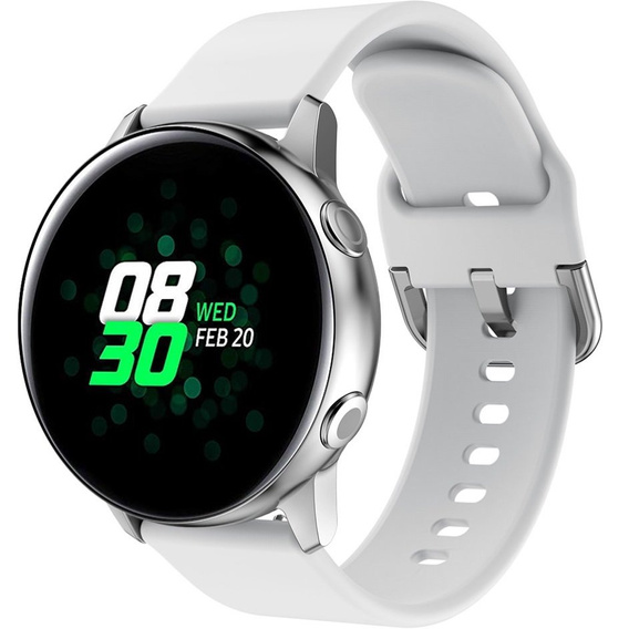 Силиконовый ремешок 20mm, White