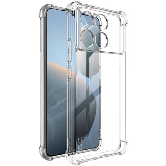 Чехол IMAK до Xiaomi Poco F6 Pro, Dropproof, прозрачный