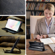 Флип-кейс CASEME для Samsung Galaxy Note 10 Plus, Waxy Textured, чёрный