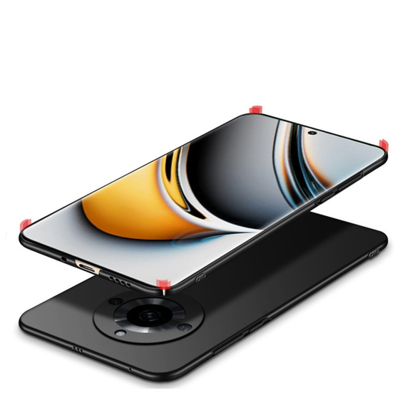 чехол MOFI для Realme 11 Pro / Pro+ Plus, тонкий, чёрный