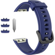 Силиконовый ремешок для Huawei Band 6 / Honor Band 6, Dark Blue