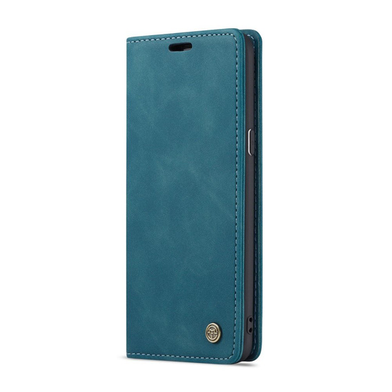 Чехол CASEME для Samsung Galaxy S9 Plus, Leather Wallet Case, синий