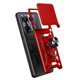 Чехол NOX Camera Slide Infinix Note 40 Pro Plus, CamShield Slide, красный