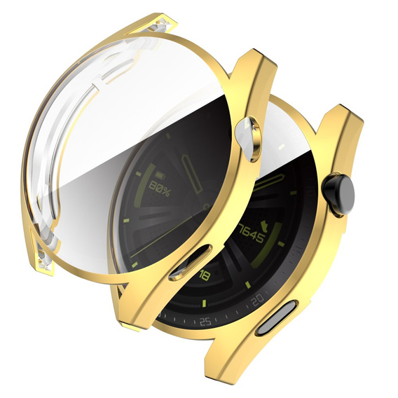 Etui z wbudowanym szkłem do Huawei Watch GT 3 42mm - Gold