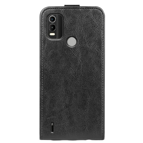 Откидной чехол для Nokia C21 Plus 4G, Flip, чёрный