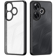 Чехол DuxDucis для Xiaomi Poco F6, Aimo case, прозрачный / черный