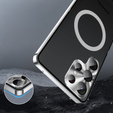 Защитный чехол для камеры Samsung Galaxy S23 Ultra, CamShield MagSafe, прозрачный / серебряный