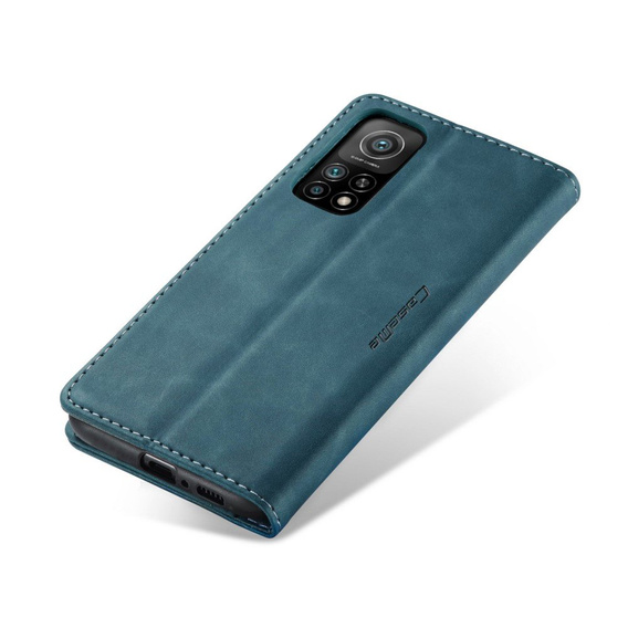 Чехол CASEME для Xiaomi Mi 10T 5G / Mi 10T Pro 5G, Leather Wallet Case, зелёный
