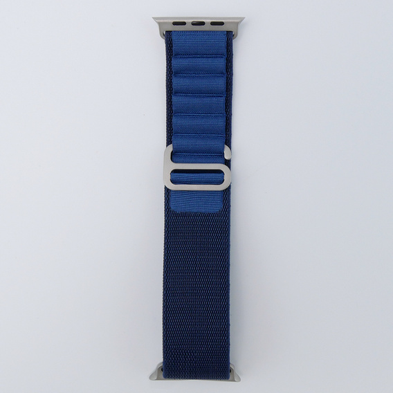 Нейлоновый ремешок для Apple Watch 1/2/3/4/5/6/7/8/SE/ULTRA 42/44/45/49 мм, темно-синий