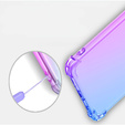 Чохол для Motorola Edge 50 Neo / Motorola ThinkPhone 25, Gradient Dropproof, Фіолетовий / синій
