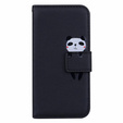 Чехол Wallet до Xiaomi Redmi Note 11 / 11S, Panda, Black