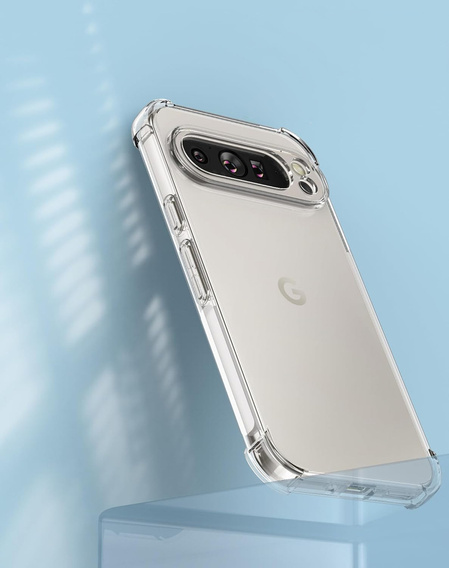Чехол до Google Pixel 9 Pro XL, Dropproof, прозрачный