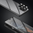 Чехол для Samsung Galaxy S23 Ultra, Magnetic Dual Glass, чёрный