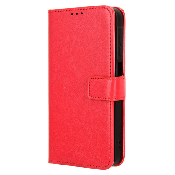 Откидной чехол для Samsung Galaxy M55 5G, Crazy Horse Wallet, красный