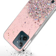 Чoхол до Realme C31, Glittery, рожевий