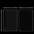 Чехол для Samsung Galaxy Tab S9, с держателем стилуса, силиконовый, прозрачный