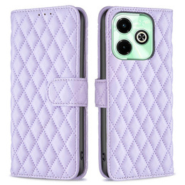 Чохол-книжка для Infinix Hot 40i, Wallet, BINFEN COLOR, фіолетовий