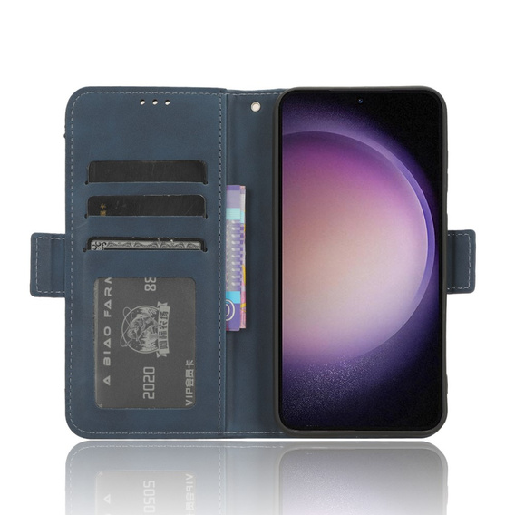 Откидной чехол для Samsung Galaxy S23 FE, Card Slot, синий