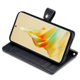 Откидной чехол для Oppo A78 4G, Wallet Zipper Pocket, чёрный