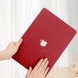 Чохол для MacBook Air 13 A2337 M1 A2179 A1932, HardShell, червоний