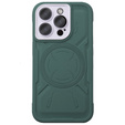 Чехол для iPhone 15 Pro Max, ERBORD Armor Mag, зелёный