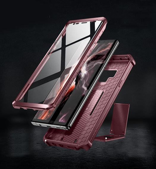 Бронированный чехол для Samsung Galaxy Note 9, Dexnor Full Body, красный