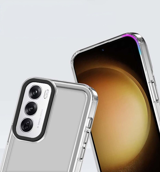 Чехол до Oppo Reno 12 Pro, Fusion Hybrid, прозрачный