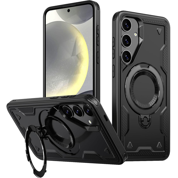 Чехол для Samsung Galaxy S25 FE, Military MagSafe, чёрный