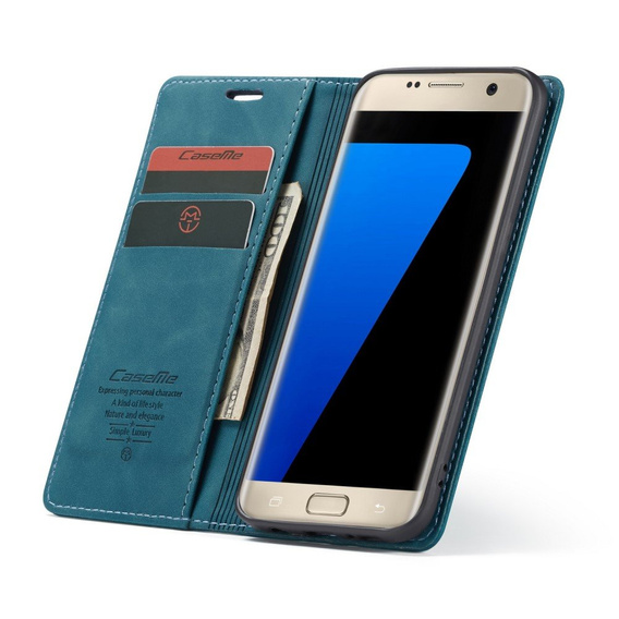 Чохол-сумка для Samsung Galaxy S7 Edge, Leather Wallet Case, м'яти