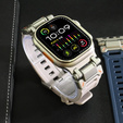Ремешок ERBORD ProTech для Apple Watch 1/2/3/4/5/6/7/8/9/SE/Ultra/Ultra 2 42/44/45/49MM, белый