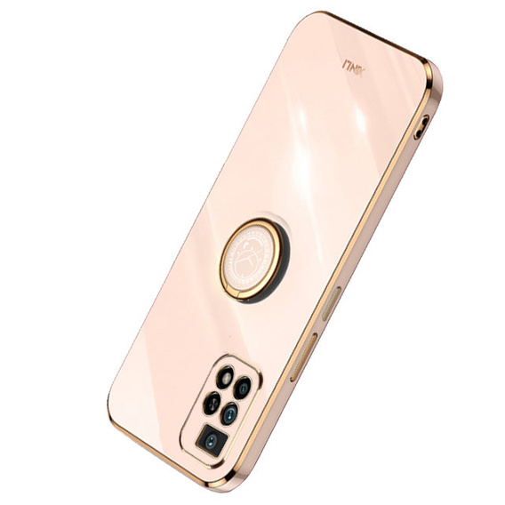 Чехол до Xiaomi Redmi 10, Electro Ring, золотой