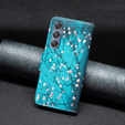 Откидной чехол для Samsung Galaxy M34, Wallet, Sakura, синий