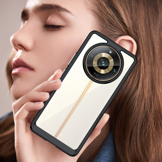 Чoхол до Realme 11 Pro 5G / 11 Pro+ 5G, Fusion Hybrid, прозорий / чорний
