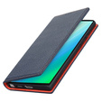 Шкіряний чохол для Samsung Galaxy S23, ERBORD Grain Leather, темно-синій