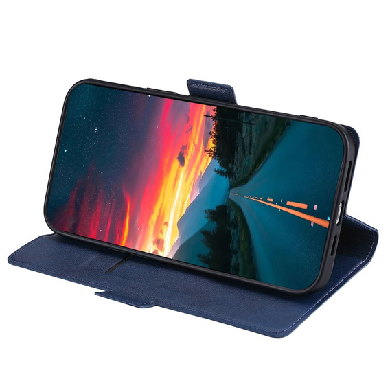 Откидной чехол для Motorola Moto G22, Magnetic Clasp, темно-синий