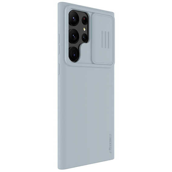 Чохол NILLKIN для Samsung Galaxy S23 Ultra, Silicone CamShield Case for MagSafe, м'яти