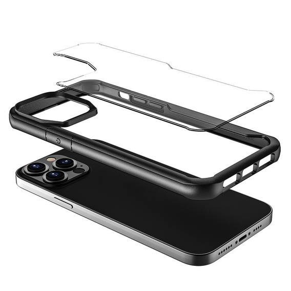 Чехол до iPhone 13 Pro, AntiDrop Hybrid, чёрный
