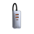 Baseus Автомобильное зарядное устройство 2-Port USB i USB Type-C PD40W/QC3.0 - Grey