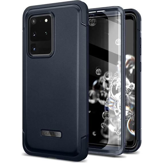 Чехол до Samsung Galaxy S20 Ultra, Suritch Basic (Two Frames), темно-синий